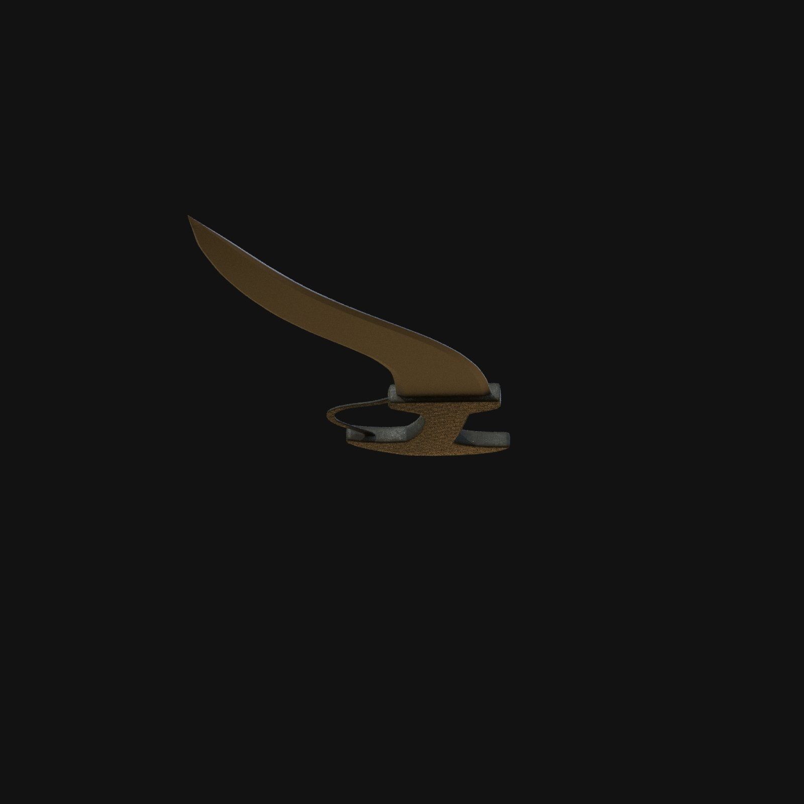 Spectral Serenade Haunting 3D Model Dagger for Digital Spirits 3D model_6