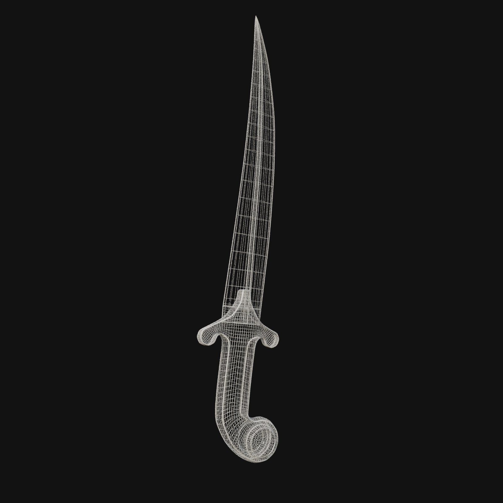 Venomous Vengeance Poisonous 3D Model Dagger for Digital Rogues 3D model_4