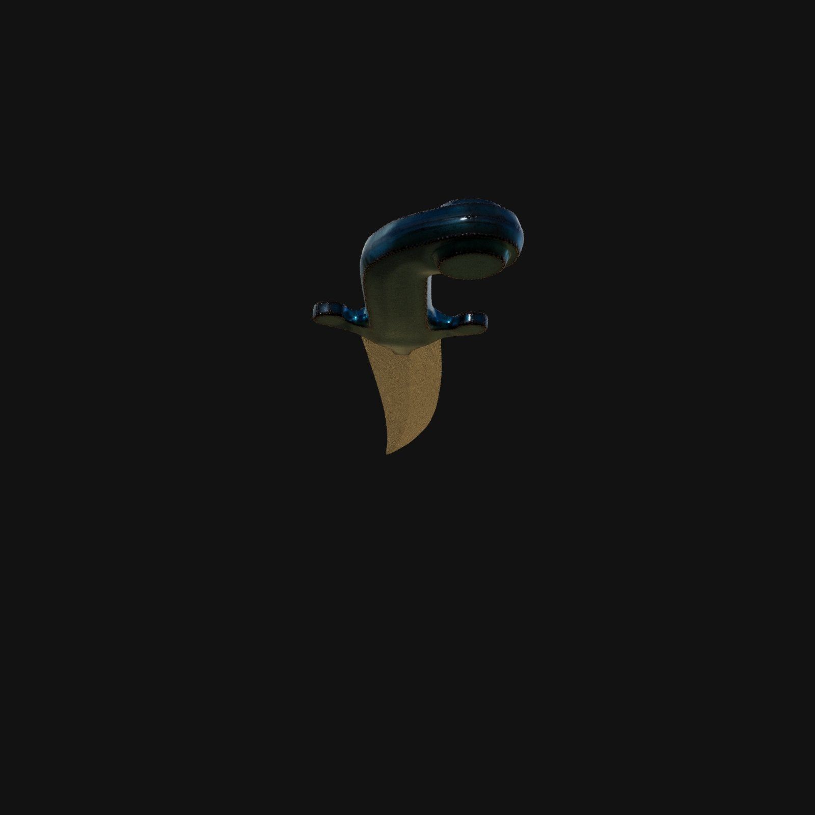 Venomous Vengeance Poisonous 3D Model Dagger for Digital Rogues 3D model_5