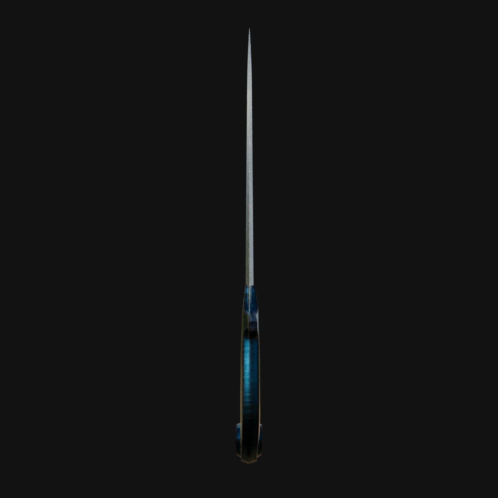 Venomous Vengeance Poisonous 3D Model Dagger for Digital Rogues 3D model_3