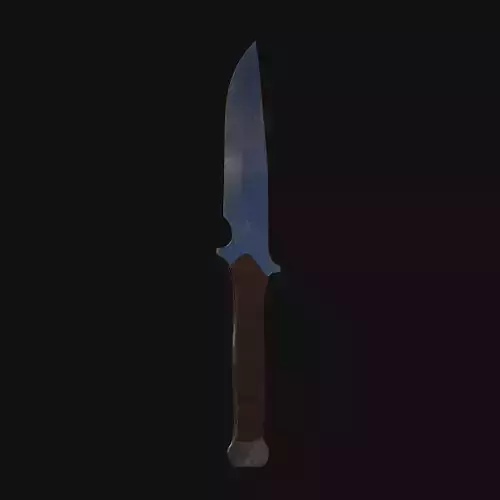 Frostfire Fang Frigid 3D Model Dagger for Digital Assassins