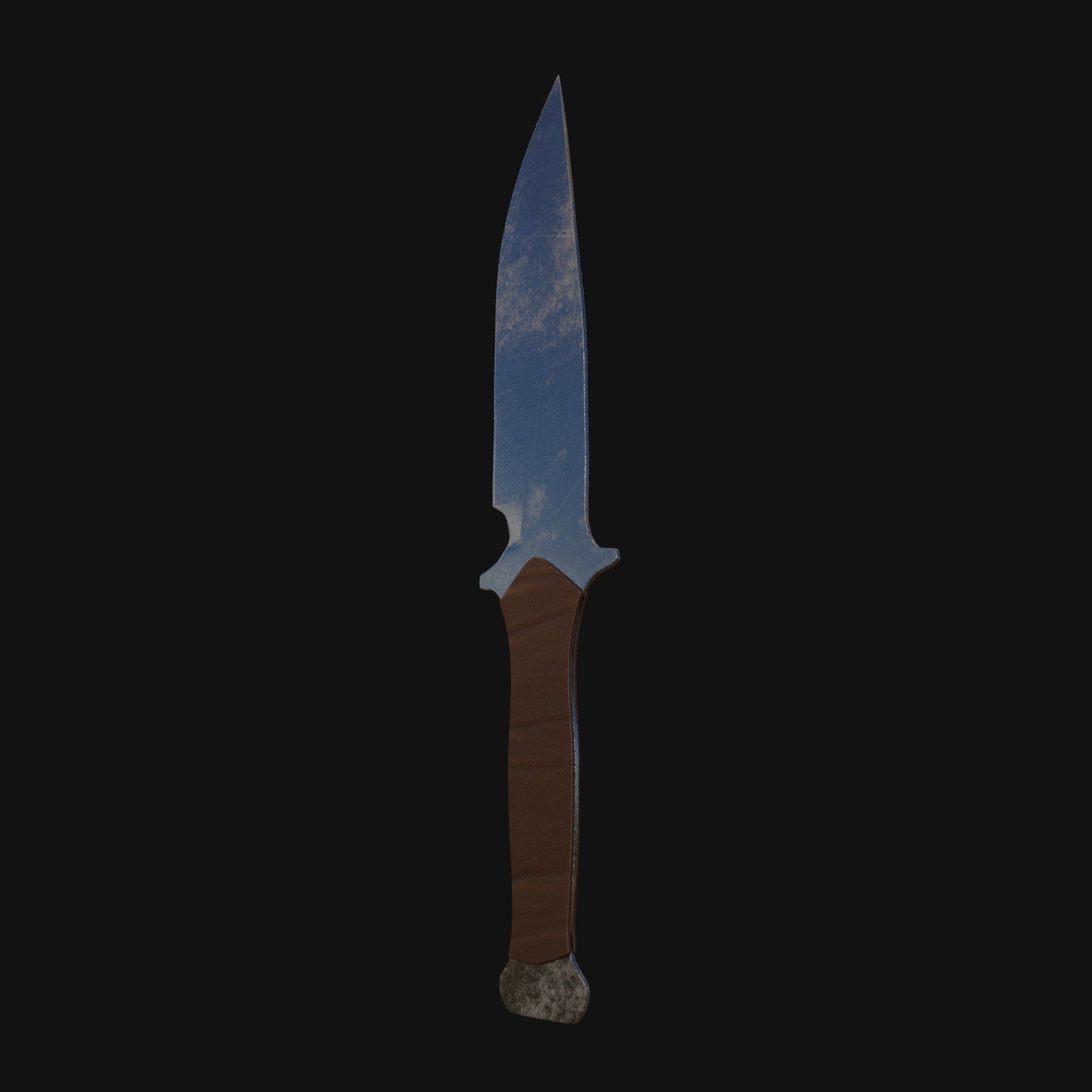 Frostfire Fang Frigid 3D Model Dagger for Digital Assassins 3D model_8