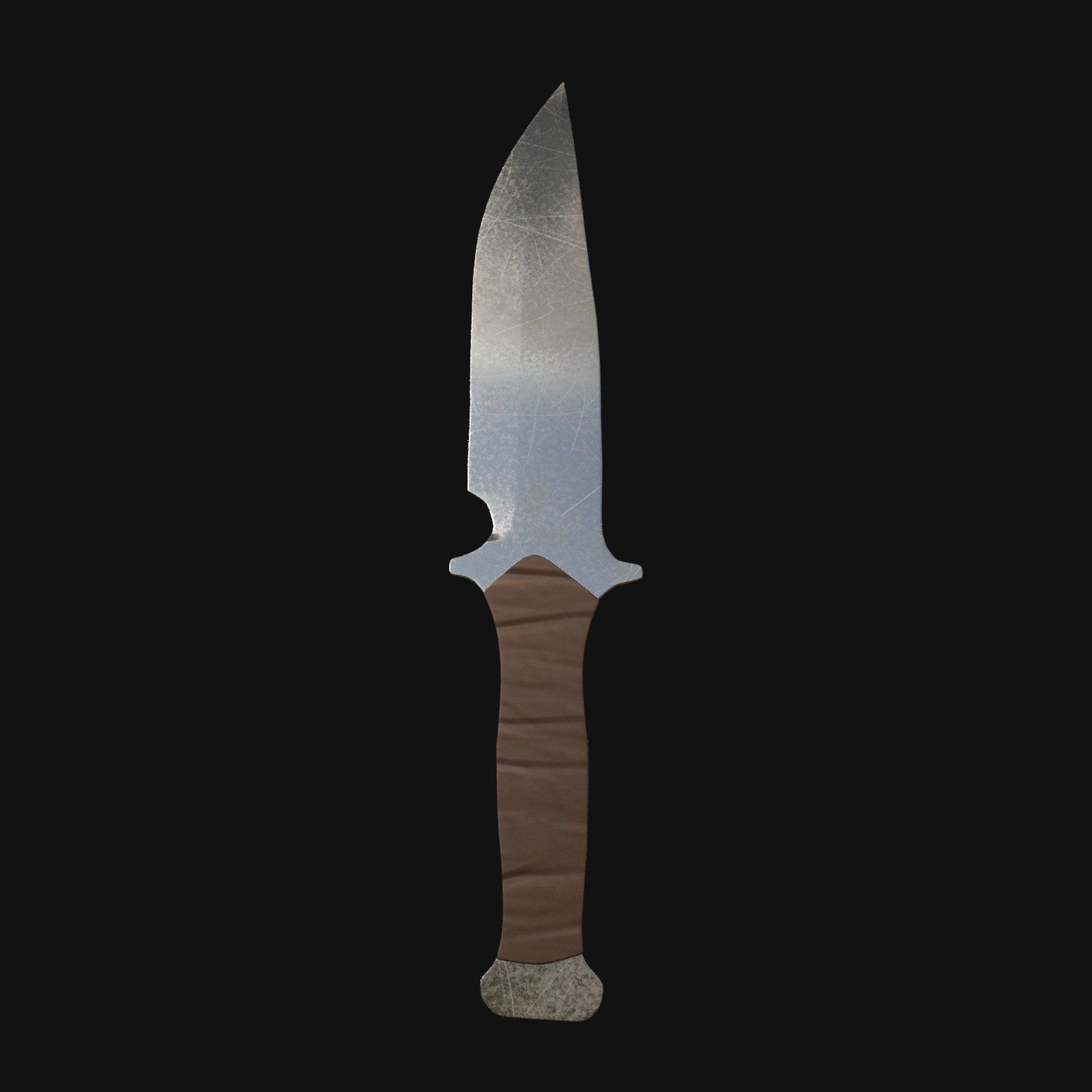 Frostfire Fang Frigid 3D Model Dagger for Digital Assassins 3D model_2