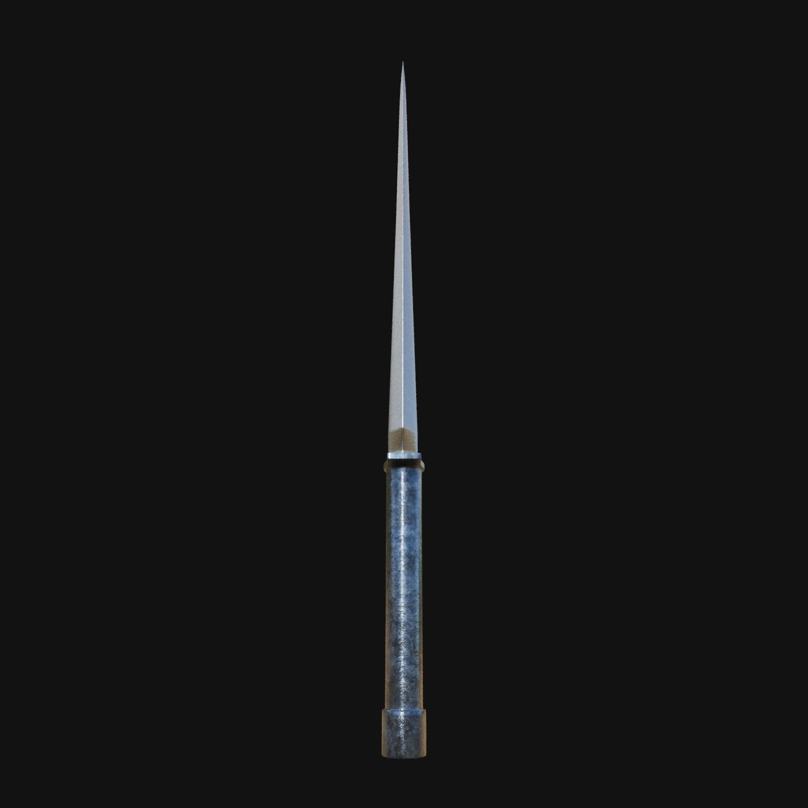 Spectral Stiletto Haunting 3D Model Dagger for Digital Phantoms 3D model_7