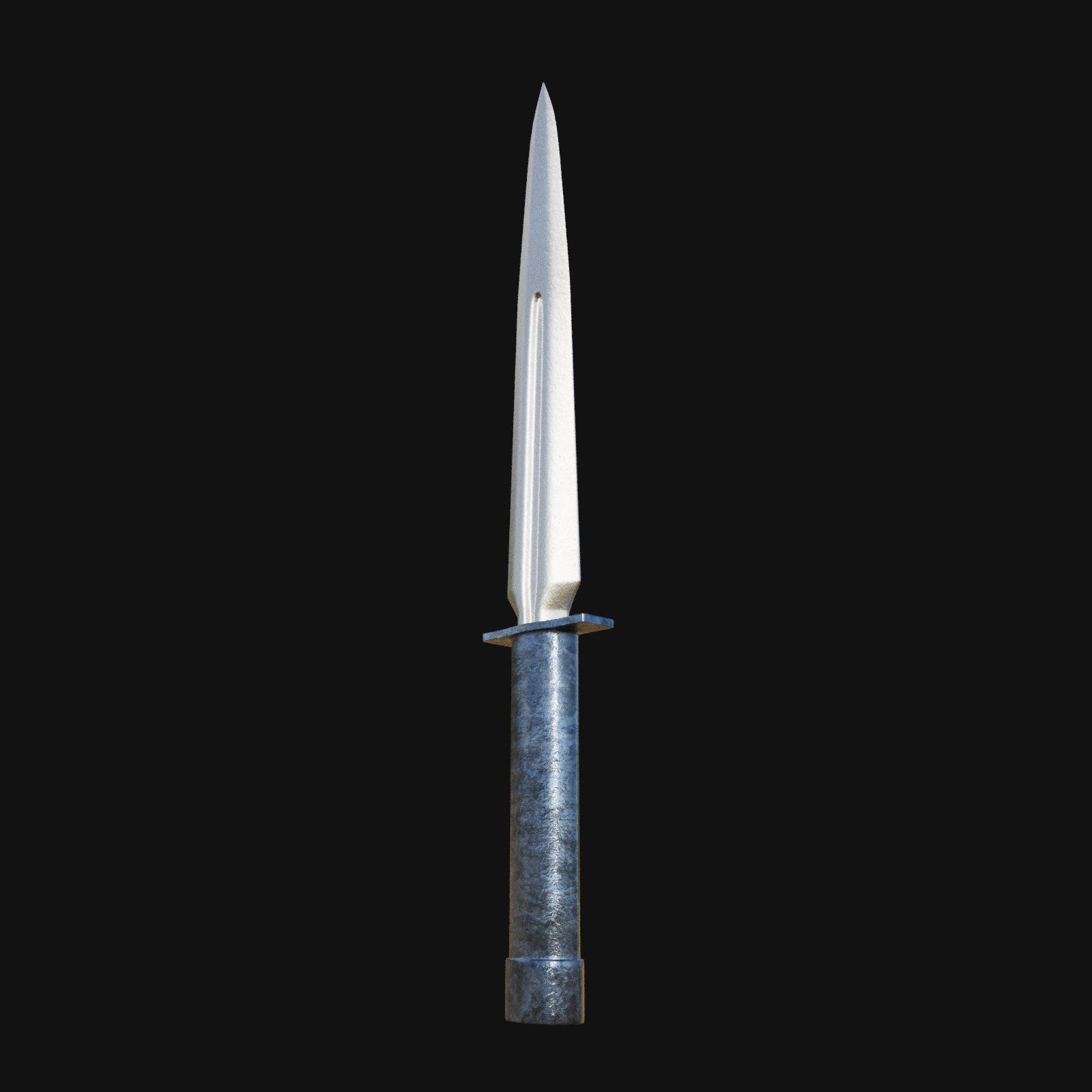 Spectral Stiletto Haunting 3D Model Dagger for Digital Phantoms 3D model_8
