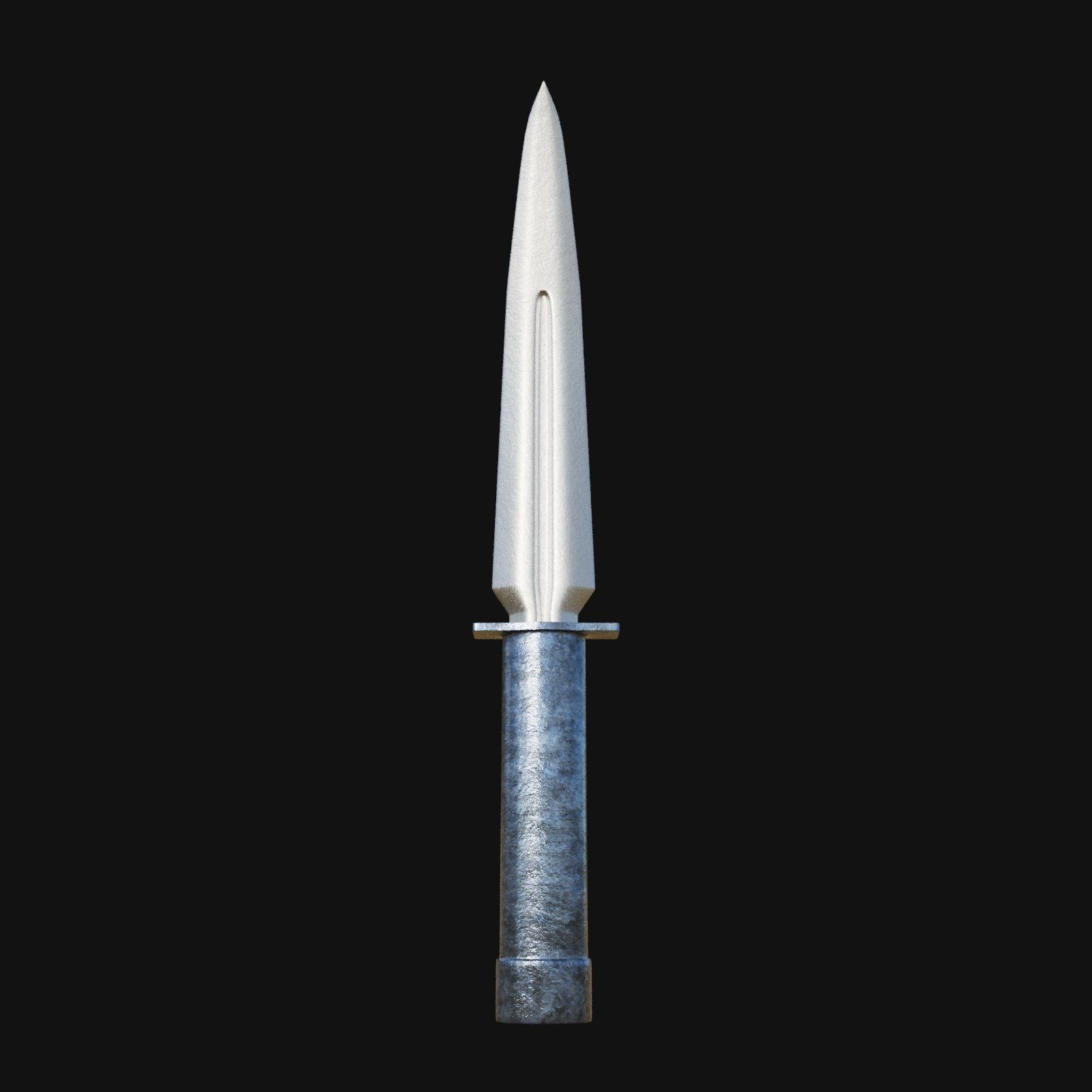 Spectral Stiletto Haunting 3D Model Dagger for Digital Phantoms 3D model_2
