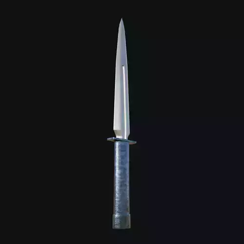 Spectral Stiletto Haunting 3D Model Dagger for Digital Phantoms 3D model