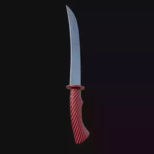 Inferno Incisor Fiery 3D Model Dagger for Digital Saboteurs