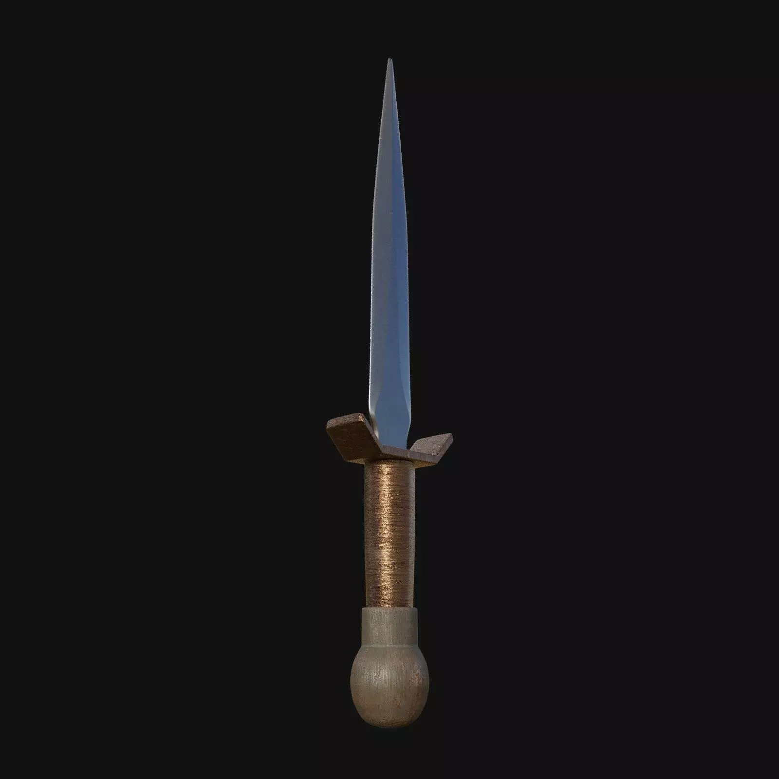 Frostbite Fang Icy 3D Model Dagger for Digital Rogues 3D model_0
