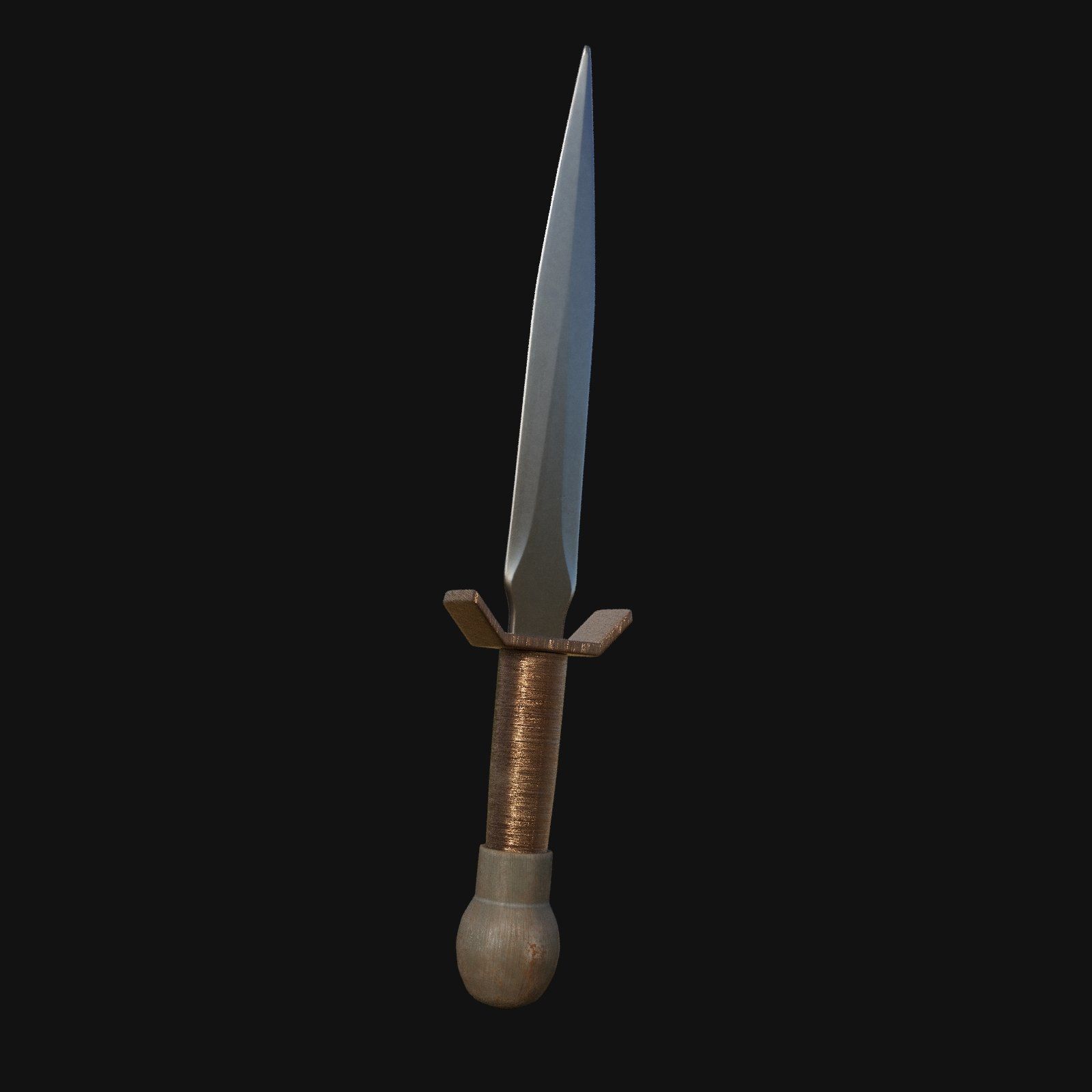 Frostbite Fang Icy 3D Model Dagger for Digital Rogues 3D model_5