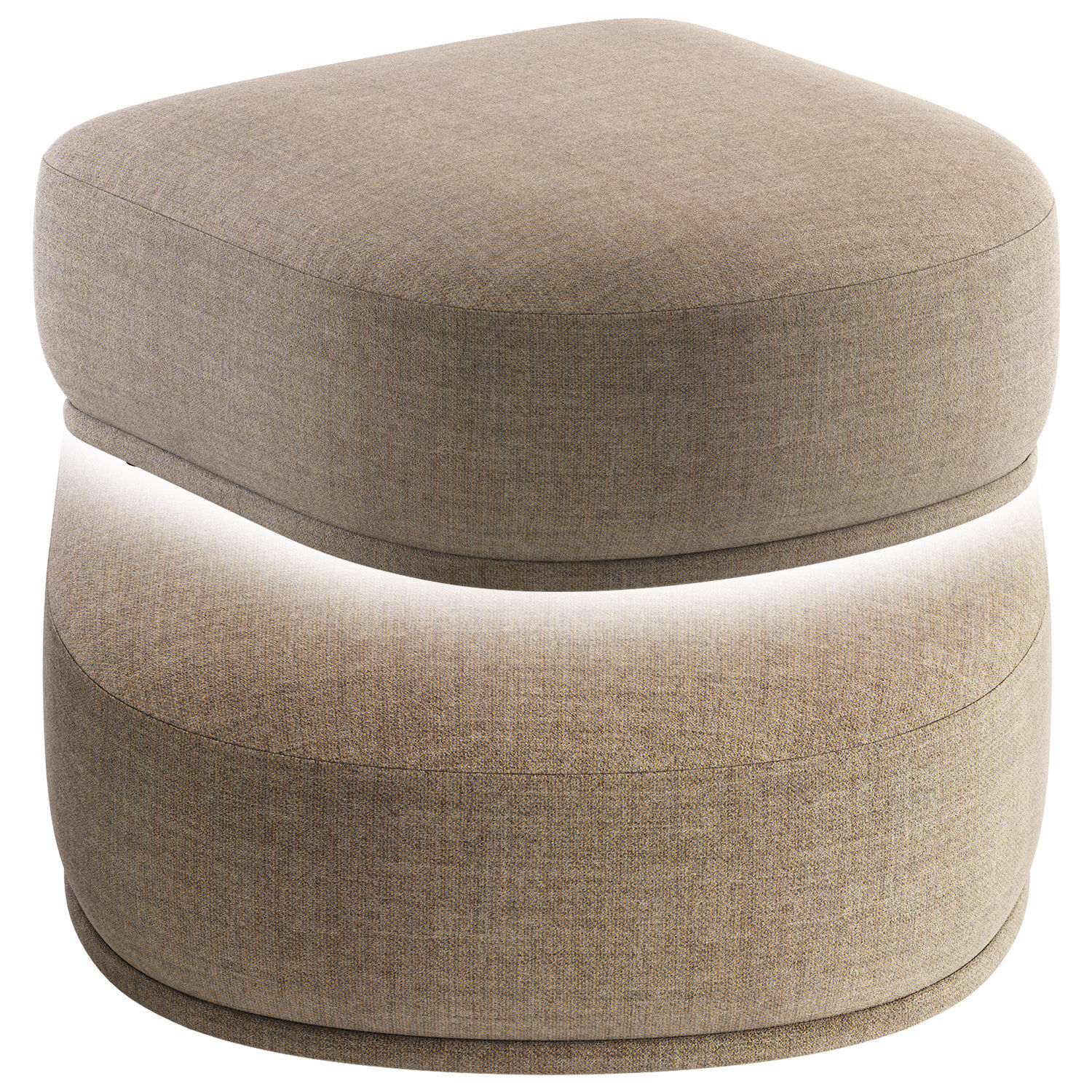 End pouf Fabro 3D model_1