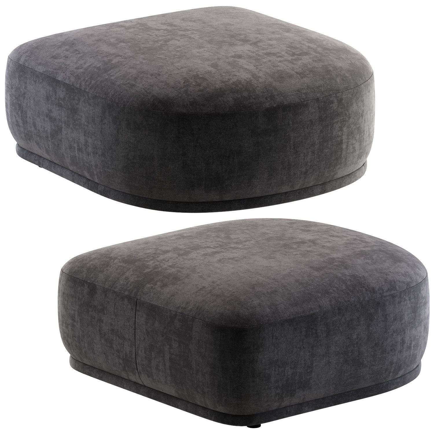 End pouf Fabro 3D model_5