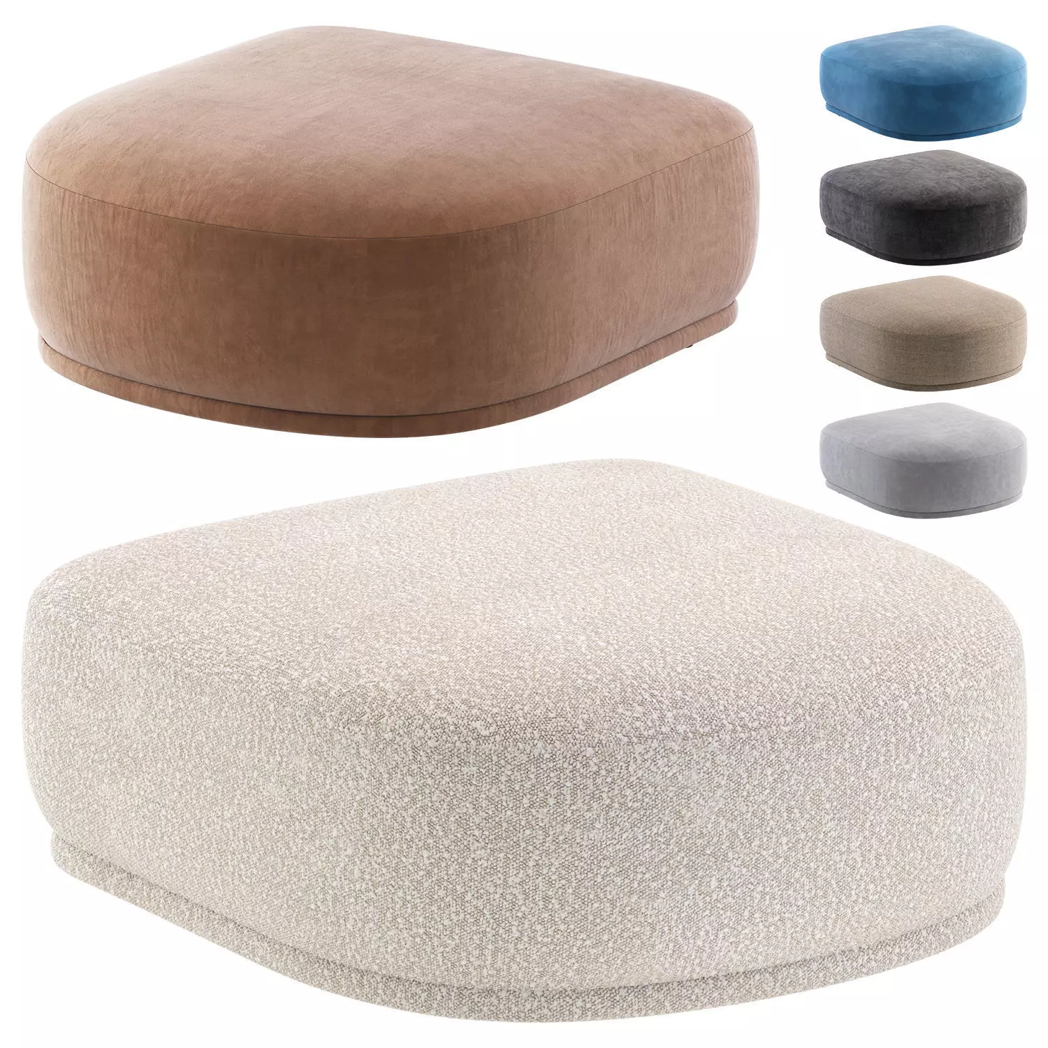 End pouf Fabro 3D model_0