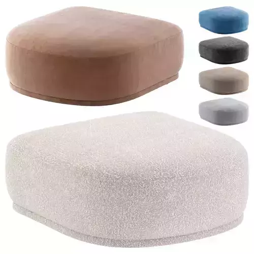 End pouf Fabro 3D model