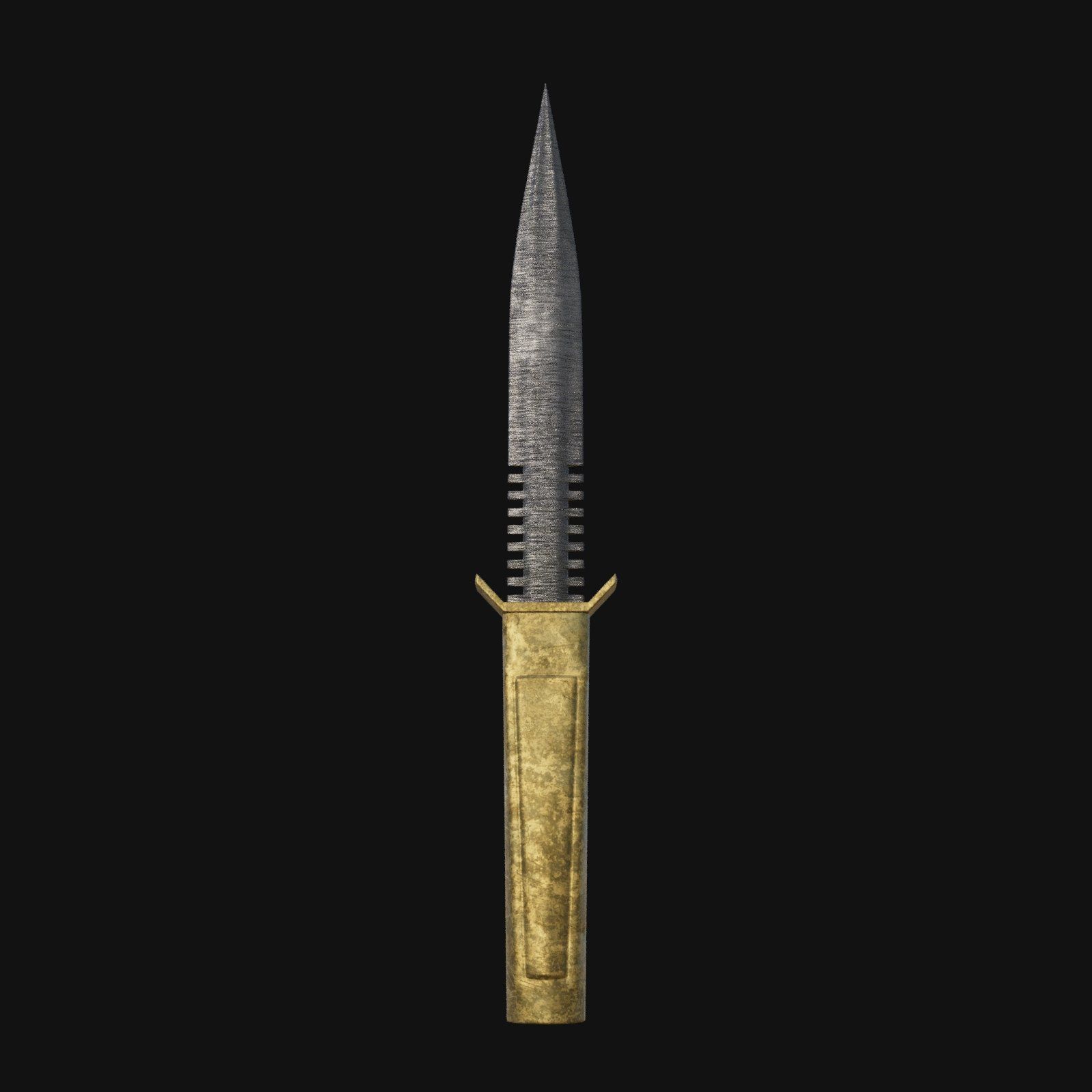 Venomous Viperblade Lethal 3D Model Dagger for Digital Spies 3D model_2
