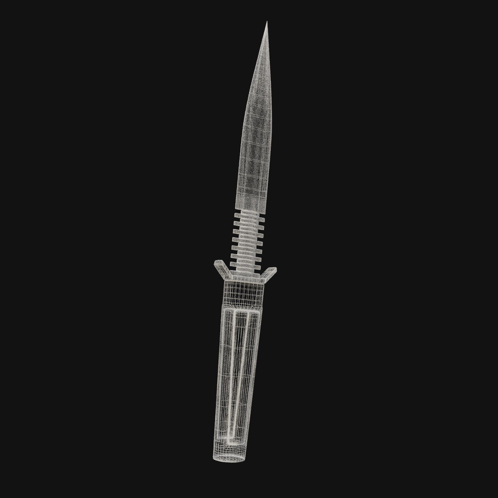 Venomous Viperblade Lethal 3D Model Dagger for Digital Spies 3D model_4
