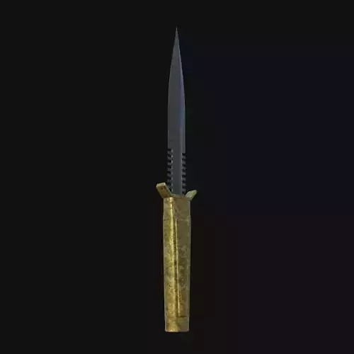 Venomous Viperblade Lethal 3D Model Dagger for Digital Spies