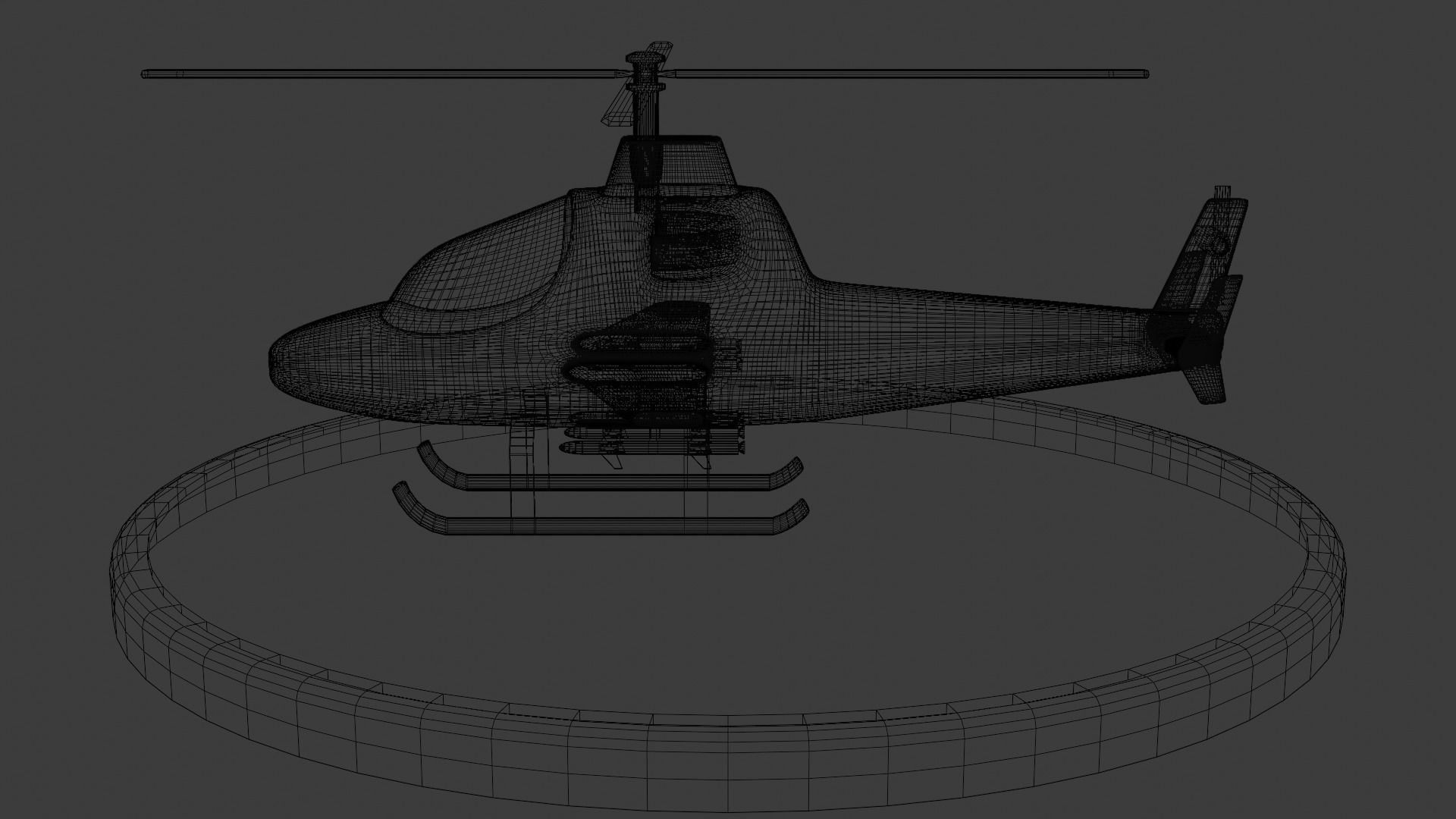Military Helicopter 3D model_10
