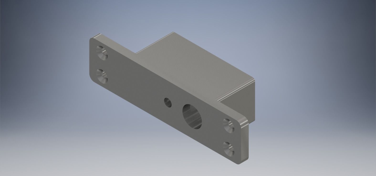 Top Pivot Hinge 3D print model_2