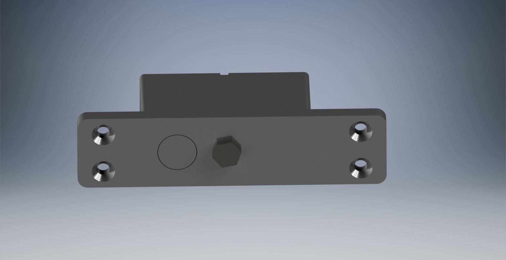 Top Pivot Hinge 3D print model_9