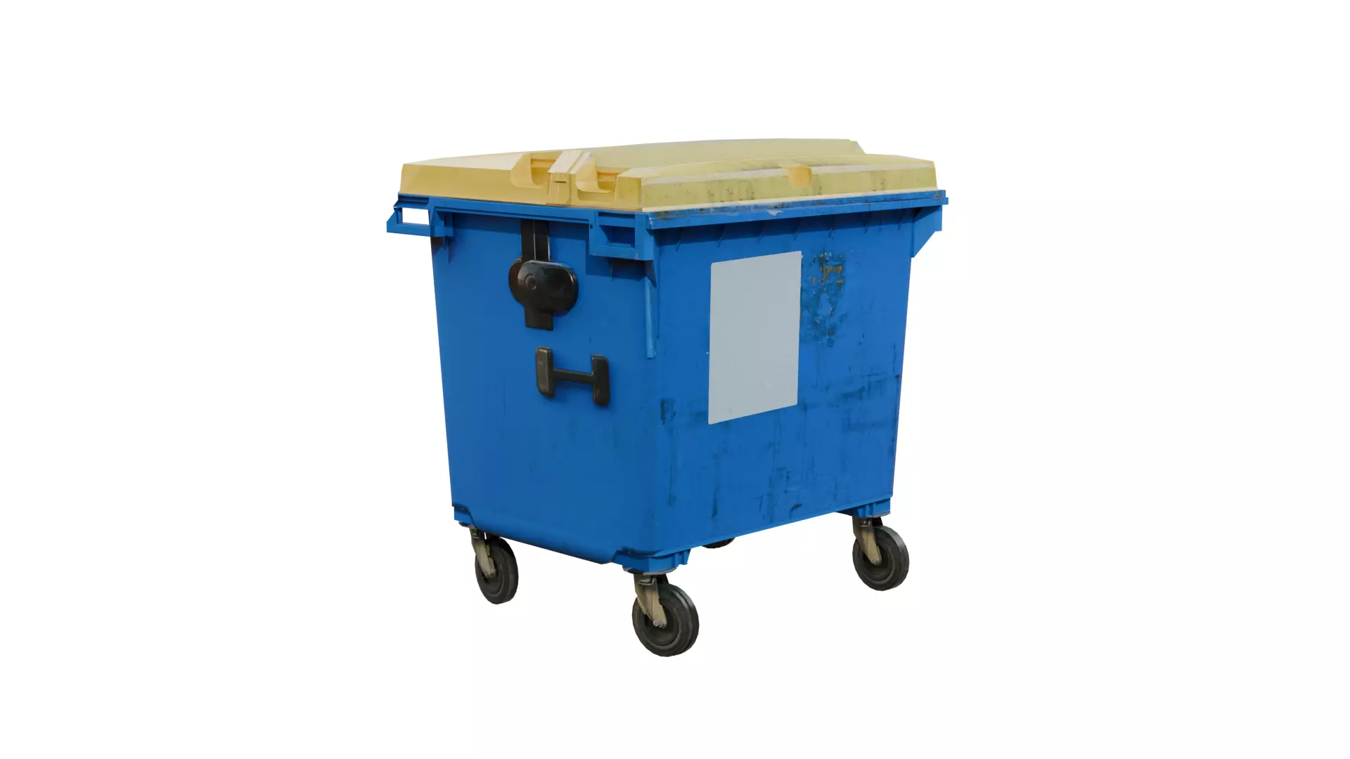Garbage container Free low-poly 3D model