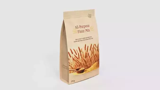 All-Purpose Flour Mix Low-poly 3D model