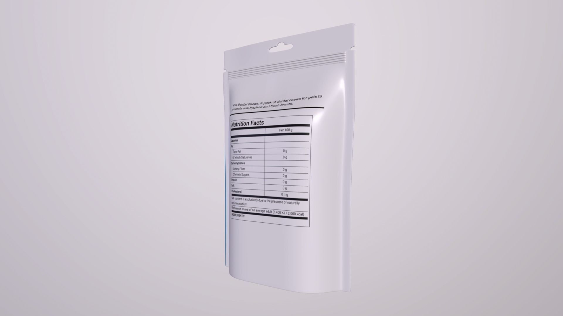 A pack of dental chews for pets - Pet accessories 3D model Low-poly 3D model_8