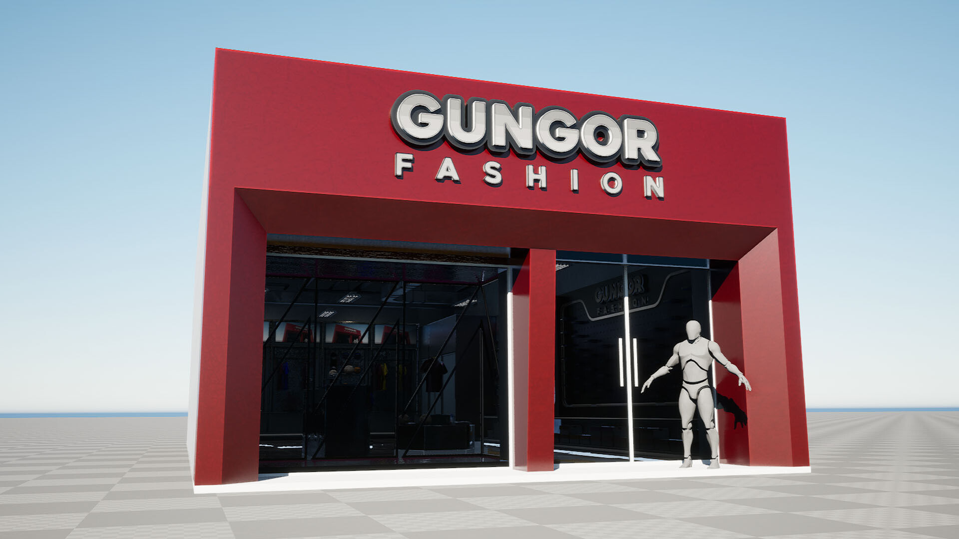 Gungor Fashion - Unreal Engine Project Low-poly 3D model_3