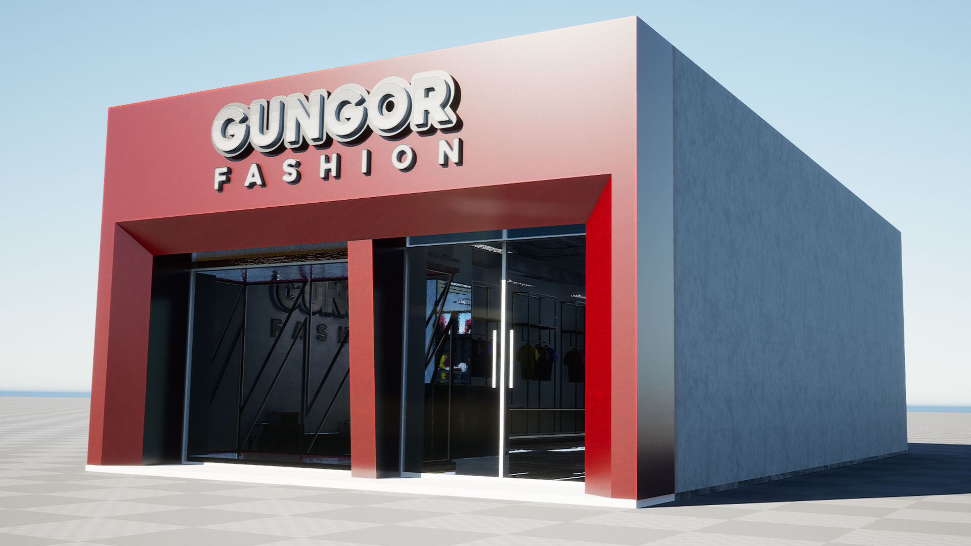 Gungor Fashion - Unreal Engine Project Low-poly 3D model_1