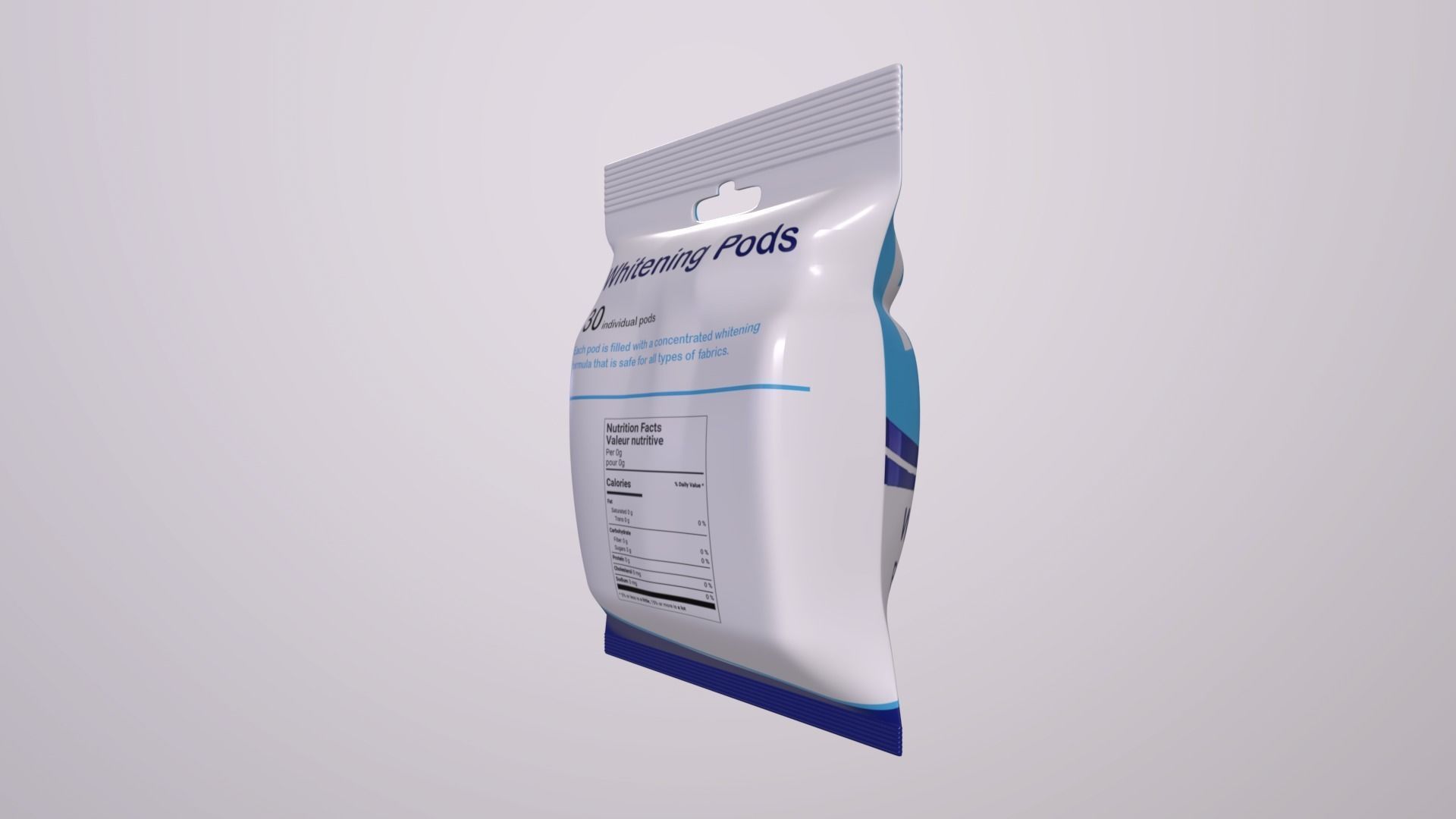 3D Stain removers and whiteners Whitening Pods - The packaging Low-poly 3D model_3