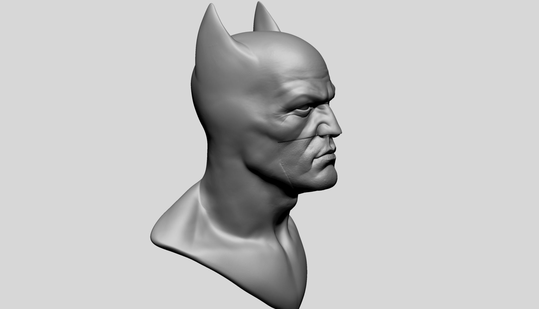 Batman Bust C 3D model_3