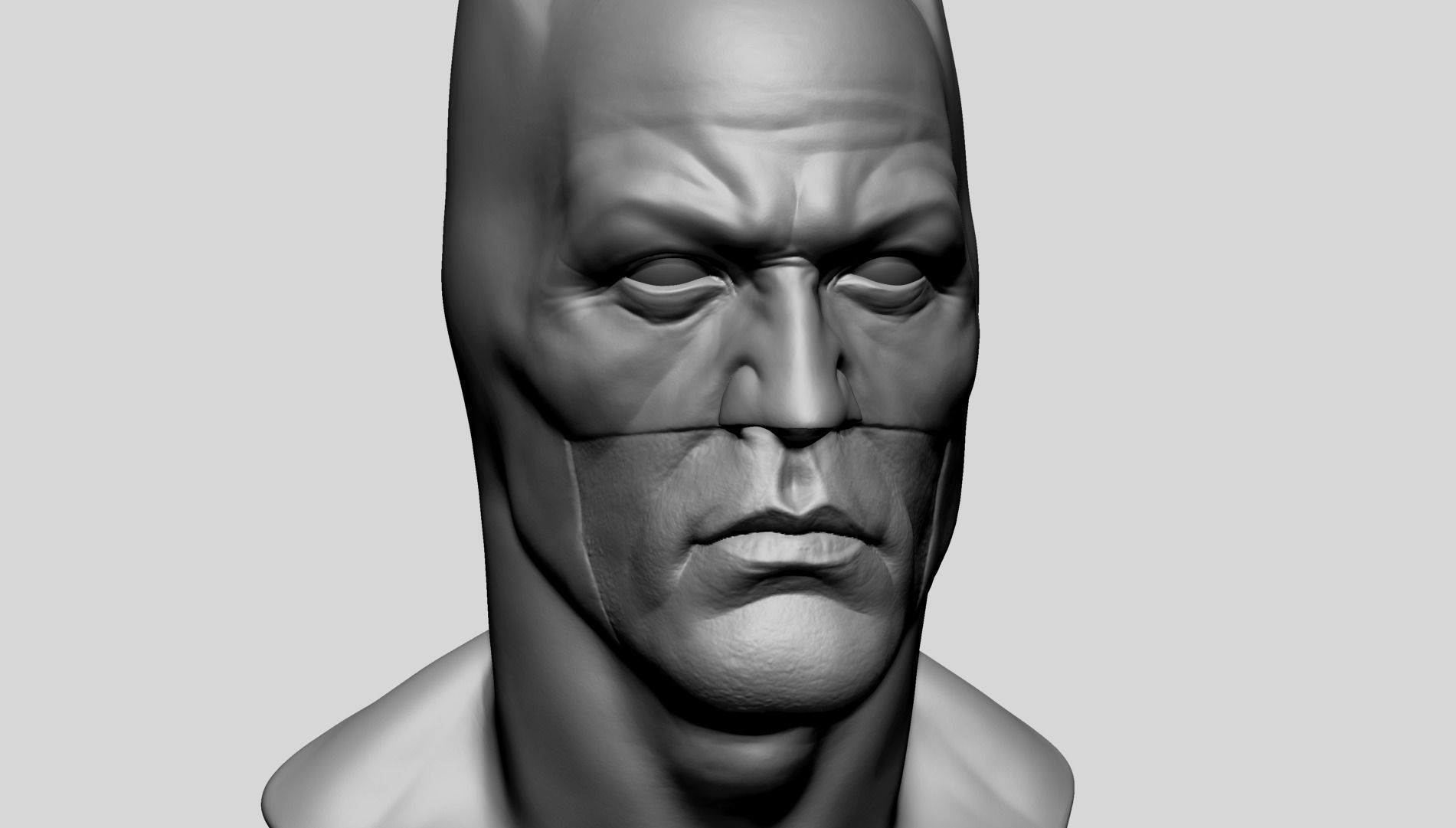 Batman Bust C 3D model_10