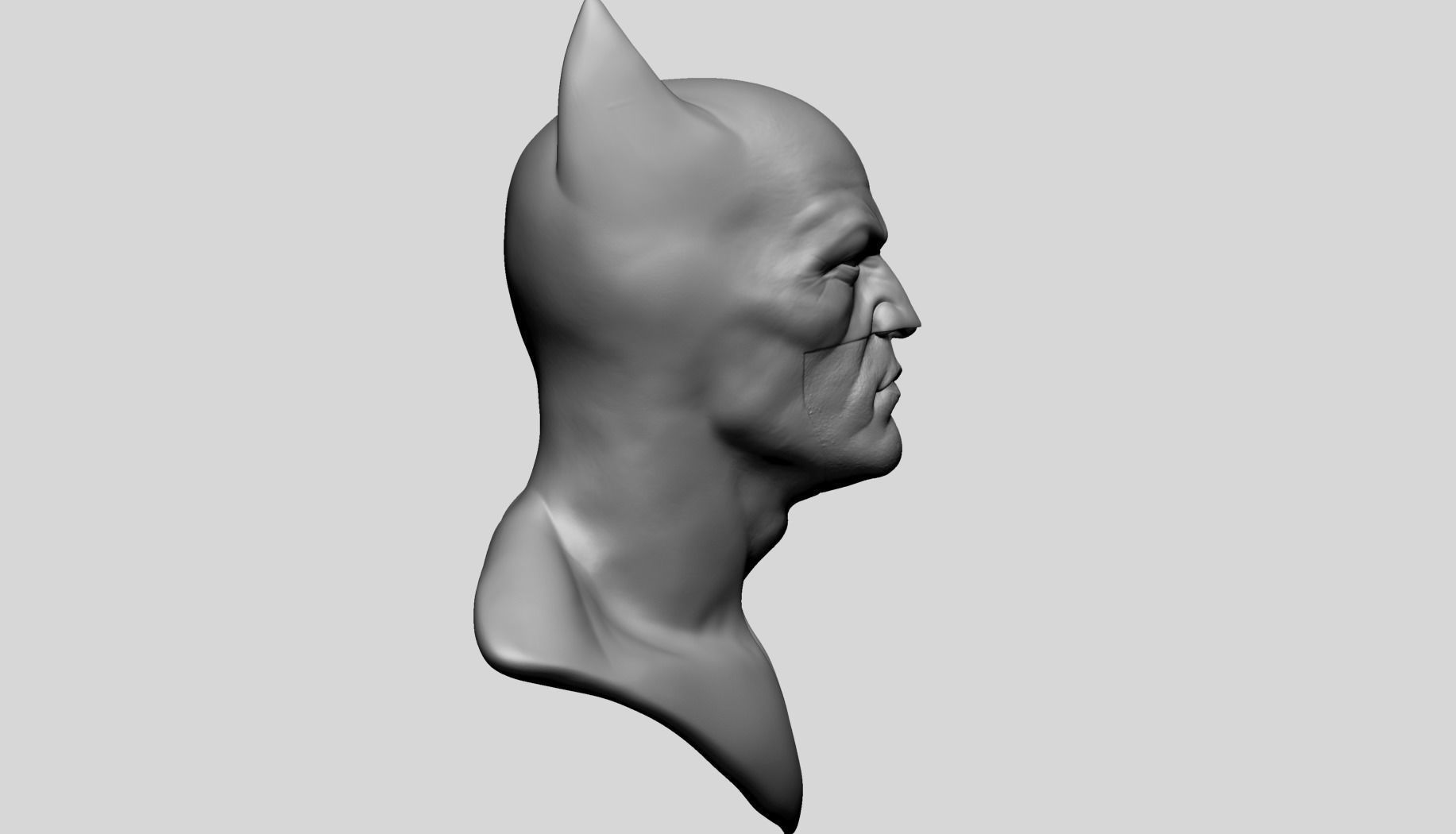 Batman Bust C 3D model_4