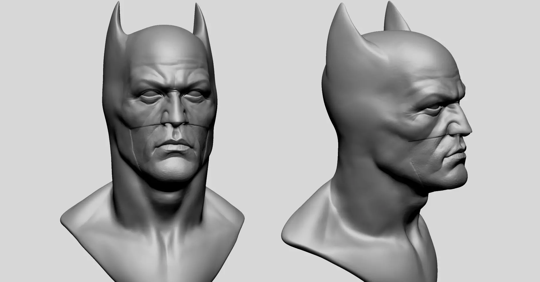 Batman Bust C 3D model_0