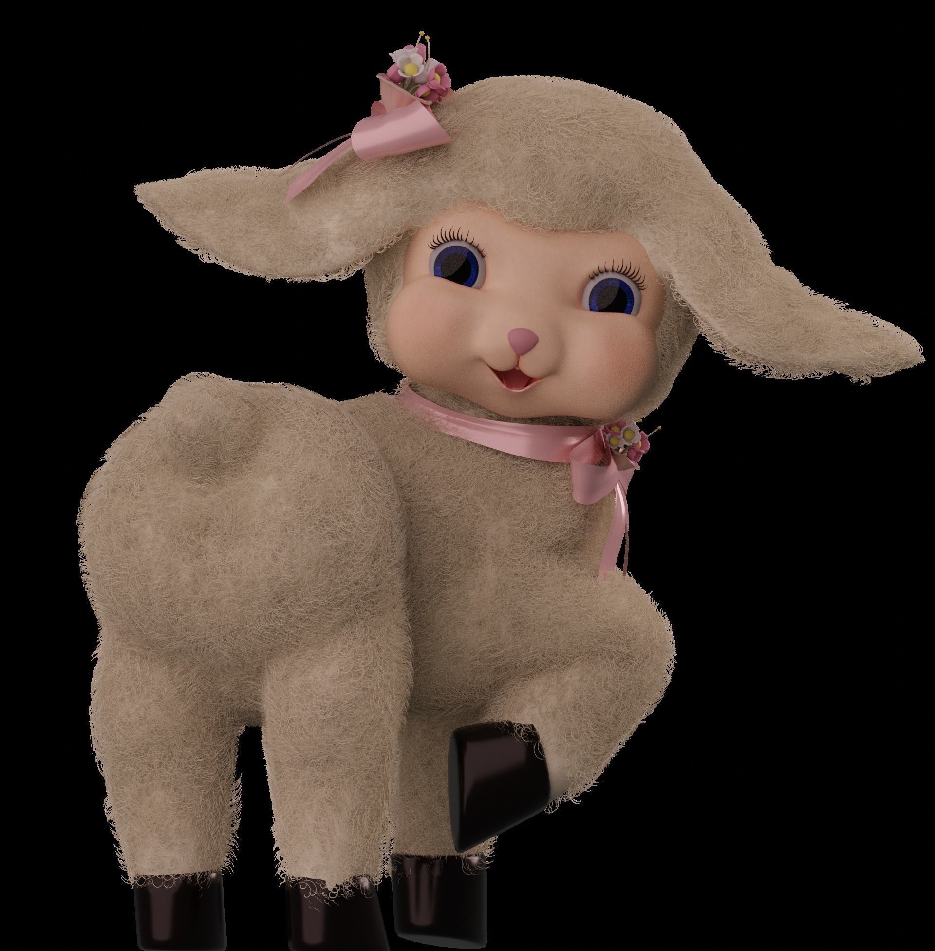 Toy Plush 3D model_3