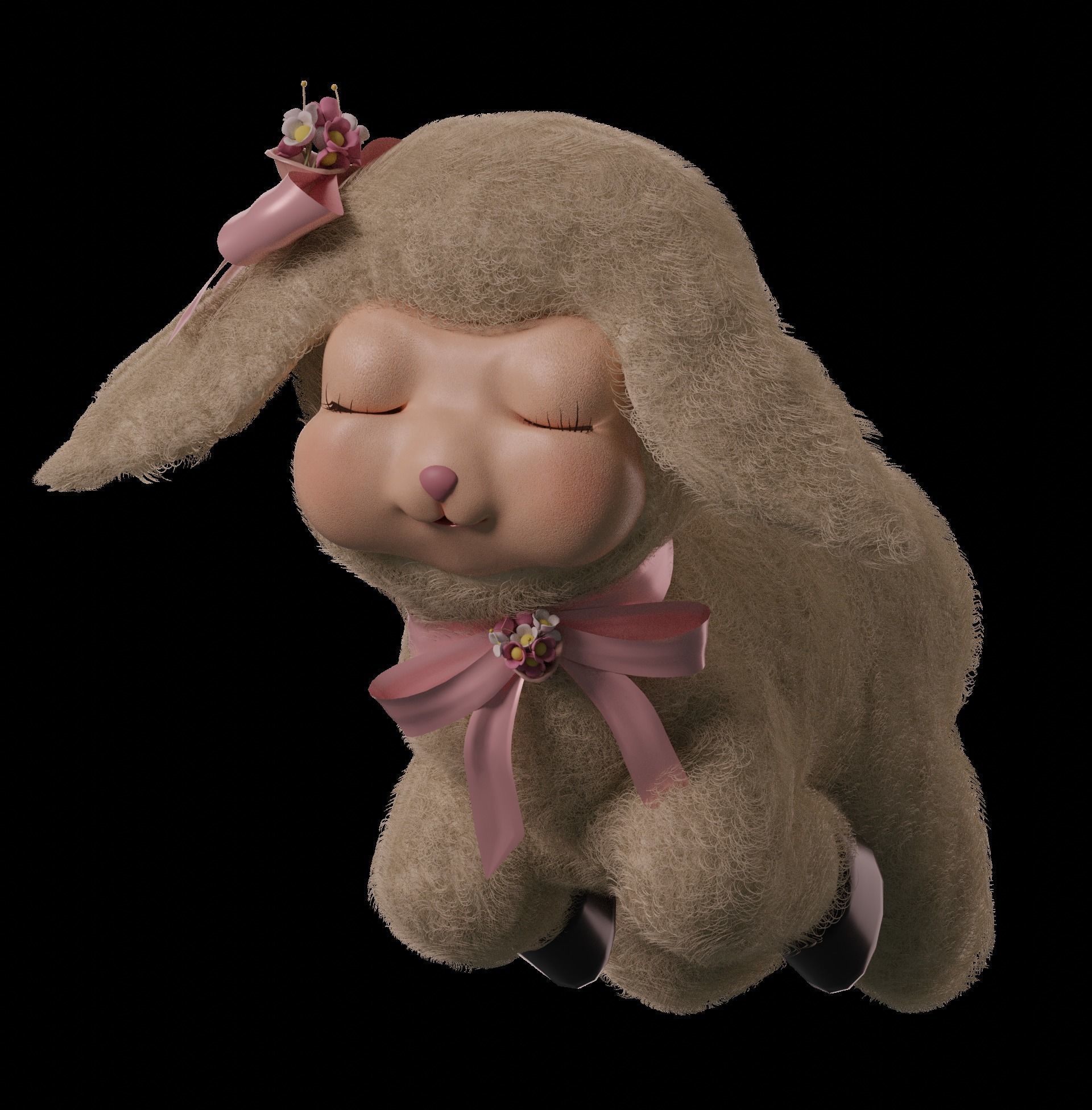 Toy Plush 3D model_2