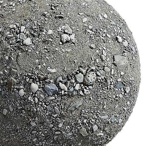 Gravel Seamless Texture 2K - EXR 5 - JPG 5 Texture Texture