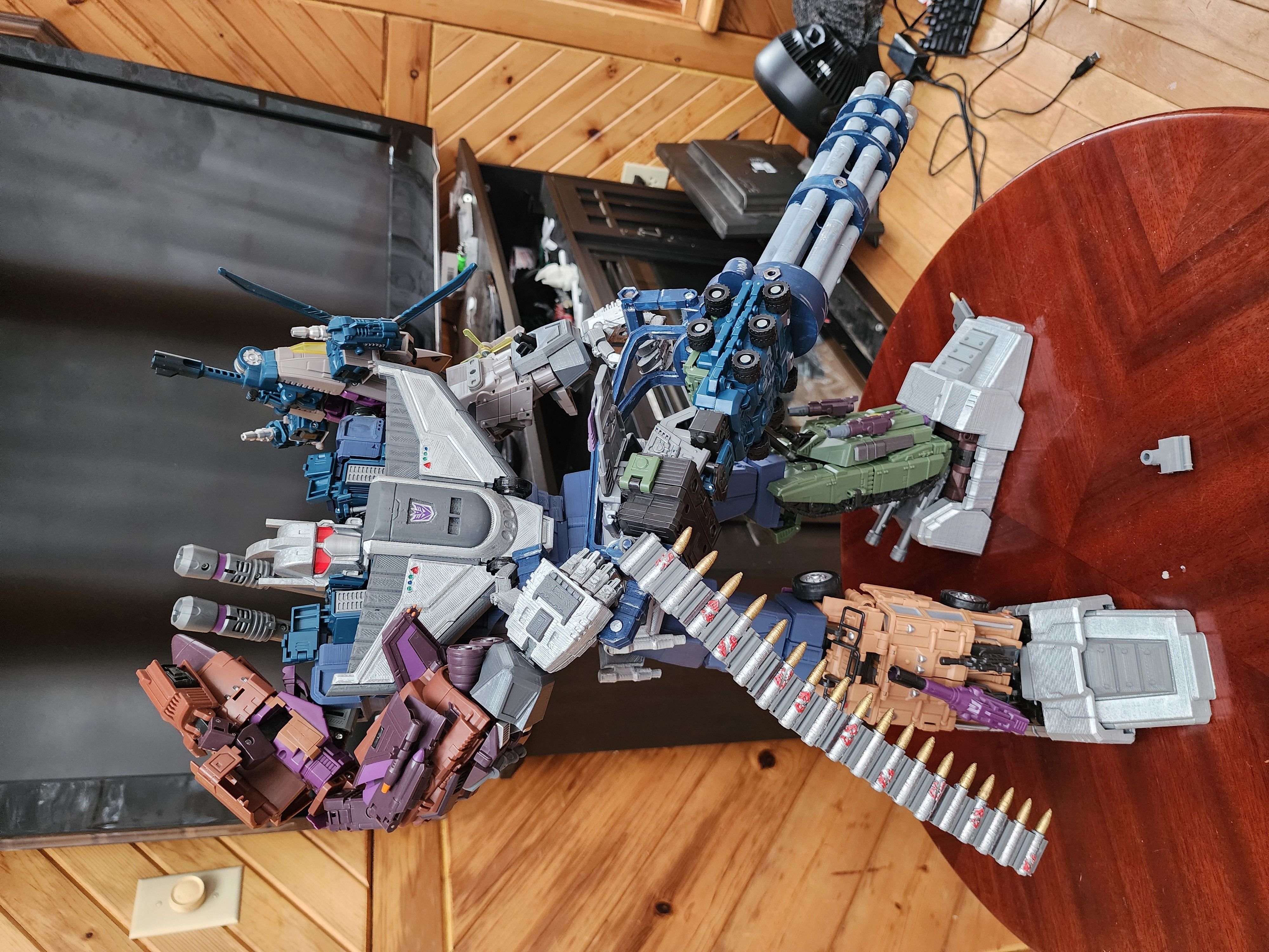 Sword and BFG Gatling Gun out of JB Bruticus Onslaught Trailer 3D print model_12