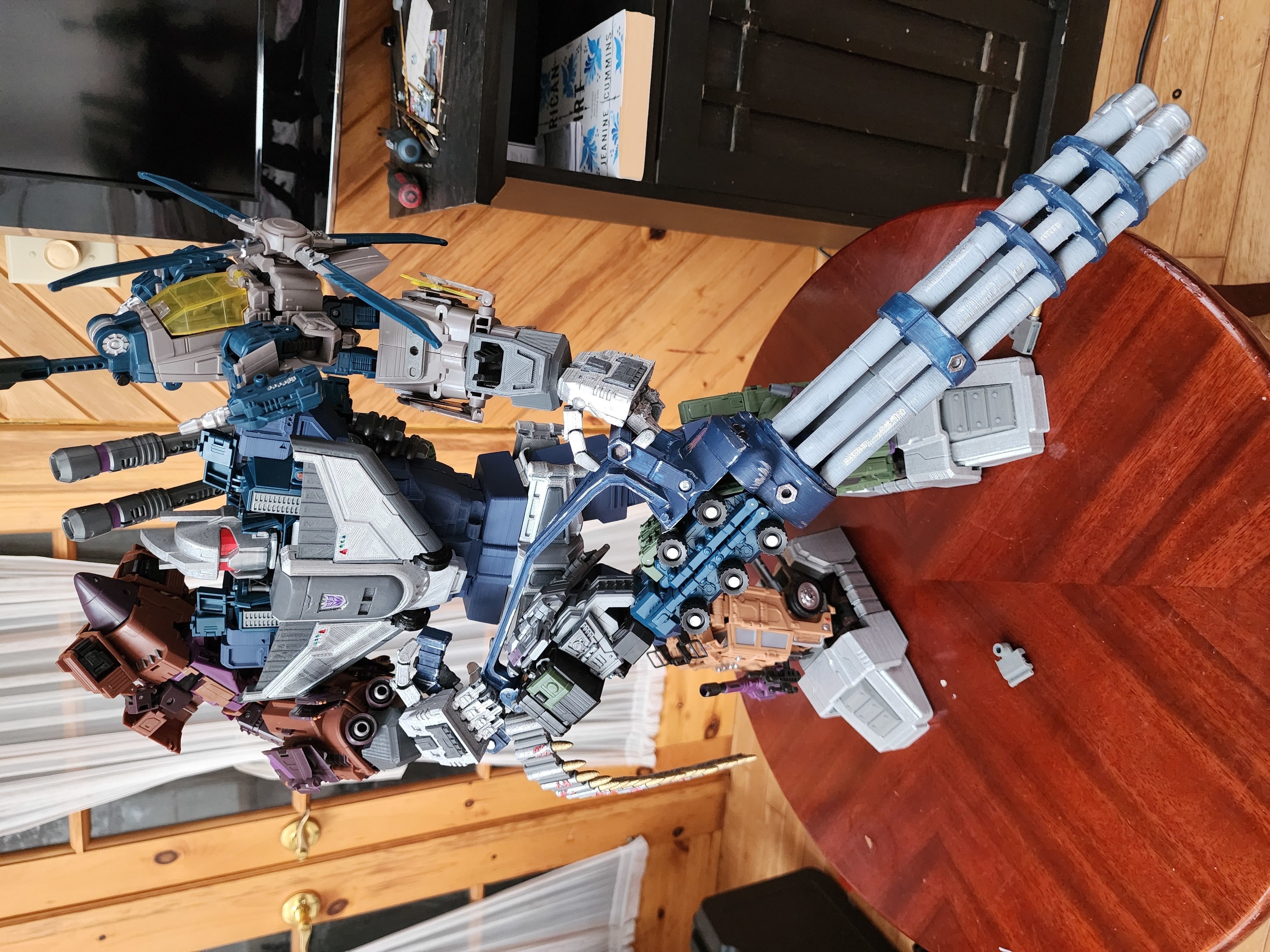 Sword and BFG Gatling Gun out of JB Bruticus Onslaught Trailer 3D print model_3