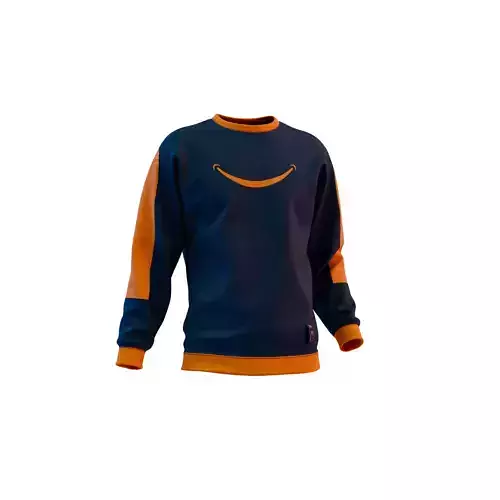Oversize ovoid sweatshirt 3D model 3D model