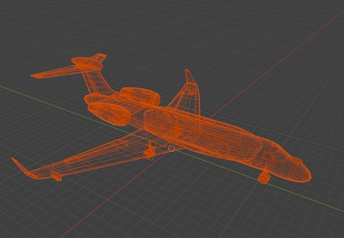 Gulfstream G550 CAEW a Special Missions Aircraft - SKY GUARDIAN Low-poly 3D model_18