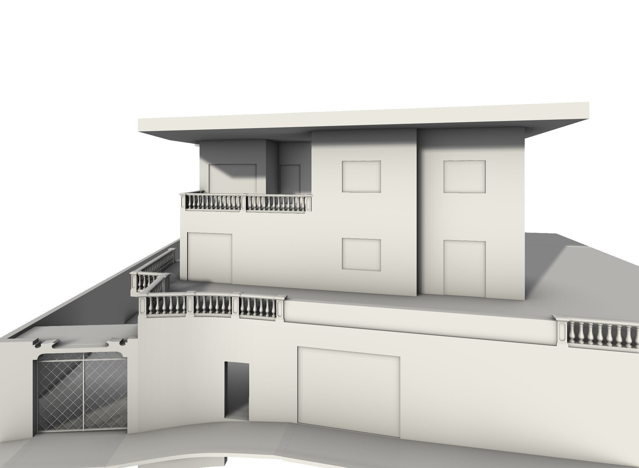 Villa in Napoli 3D model_10