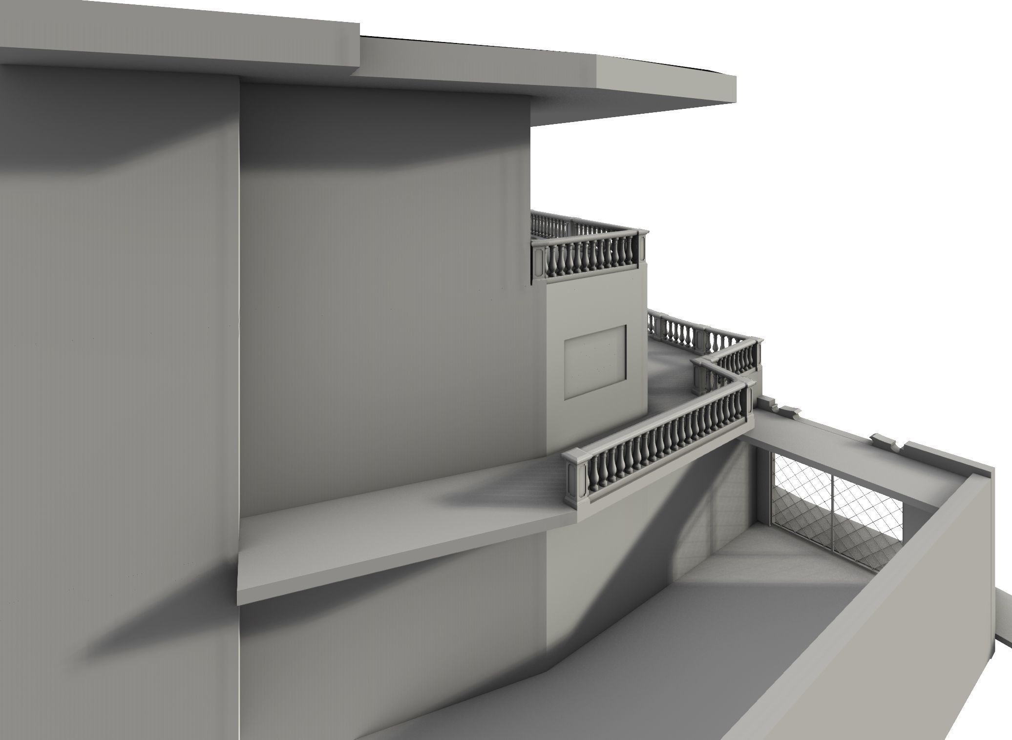 Villa in Napoli 3D model_8