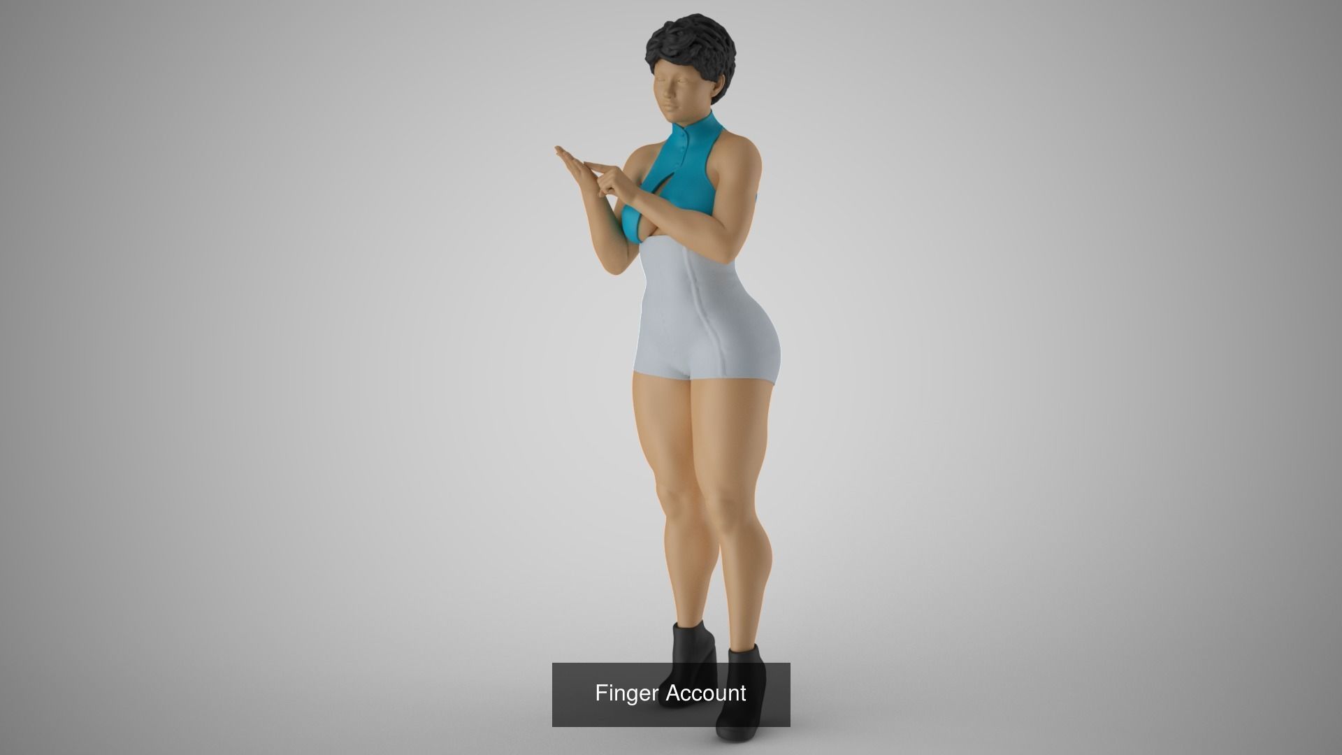 Selected Human Models 2 3D Model Collection_9
