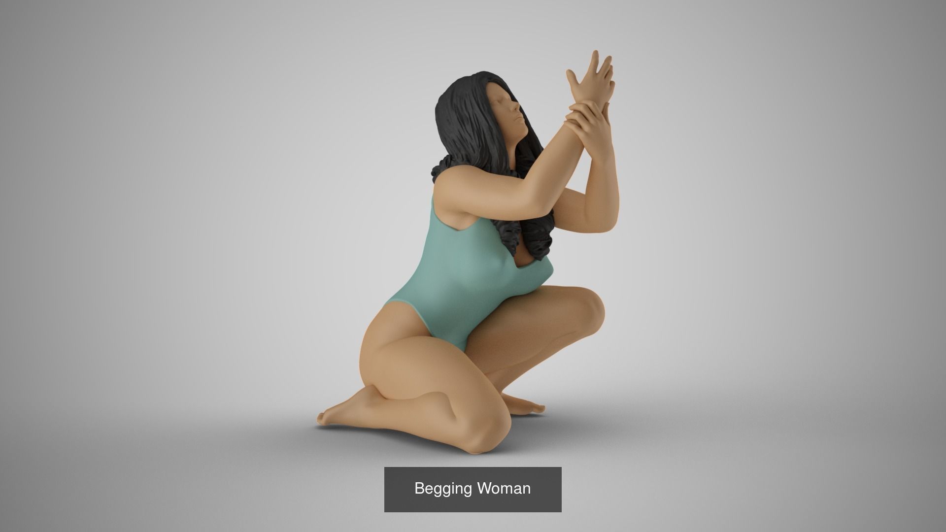 Selected Human Models 2 3D Model Collection_4