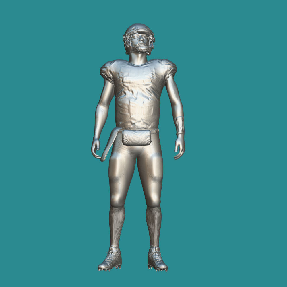 3D rigged Patrick Mahomes NFL 3D model_2