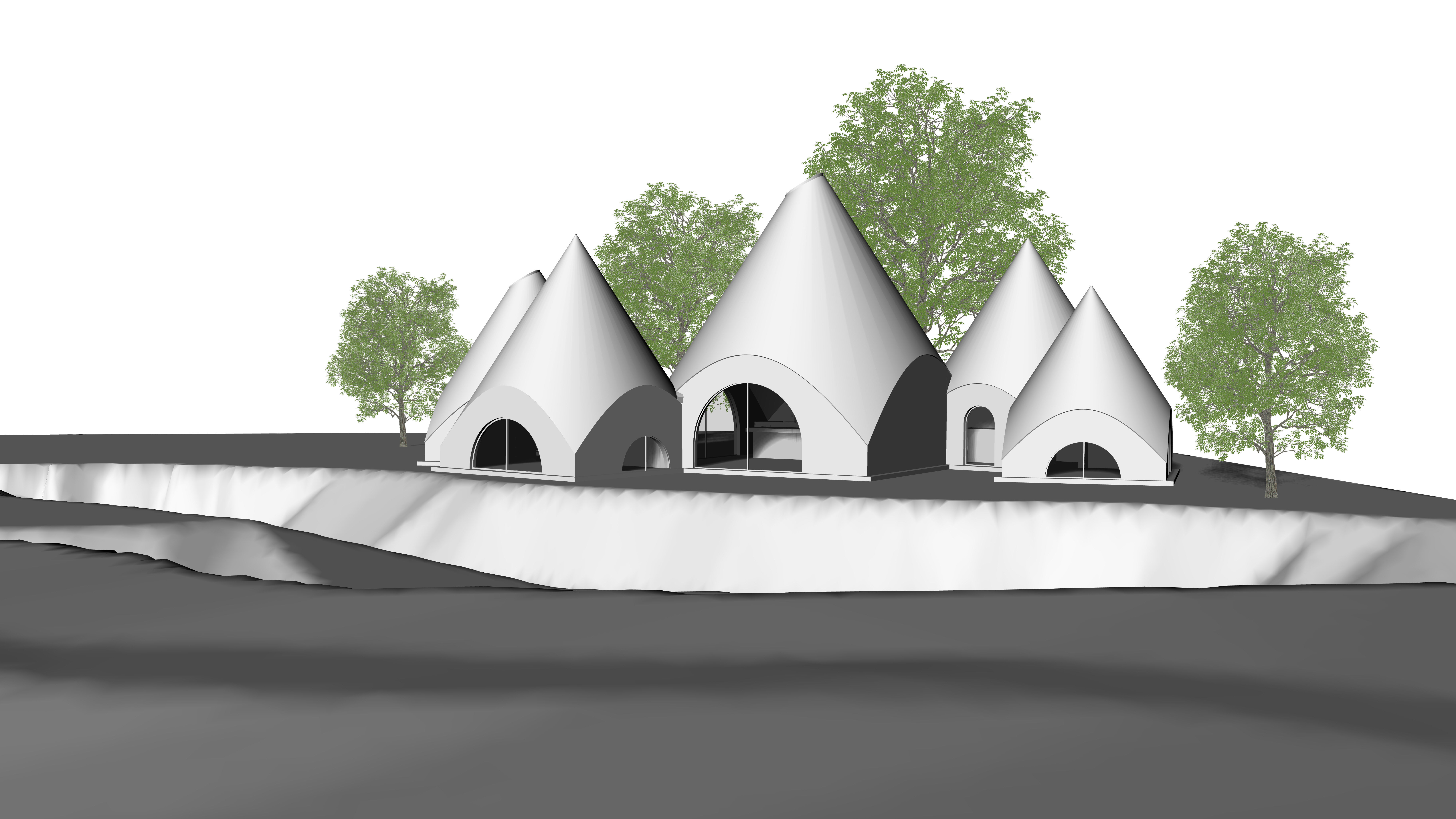 JIKKA HOUSE Issei Suma Rhino 3D Model 3D model_9