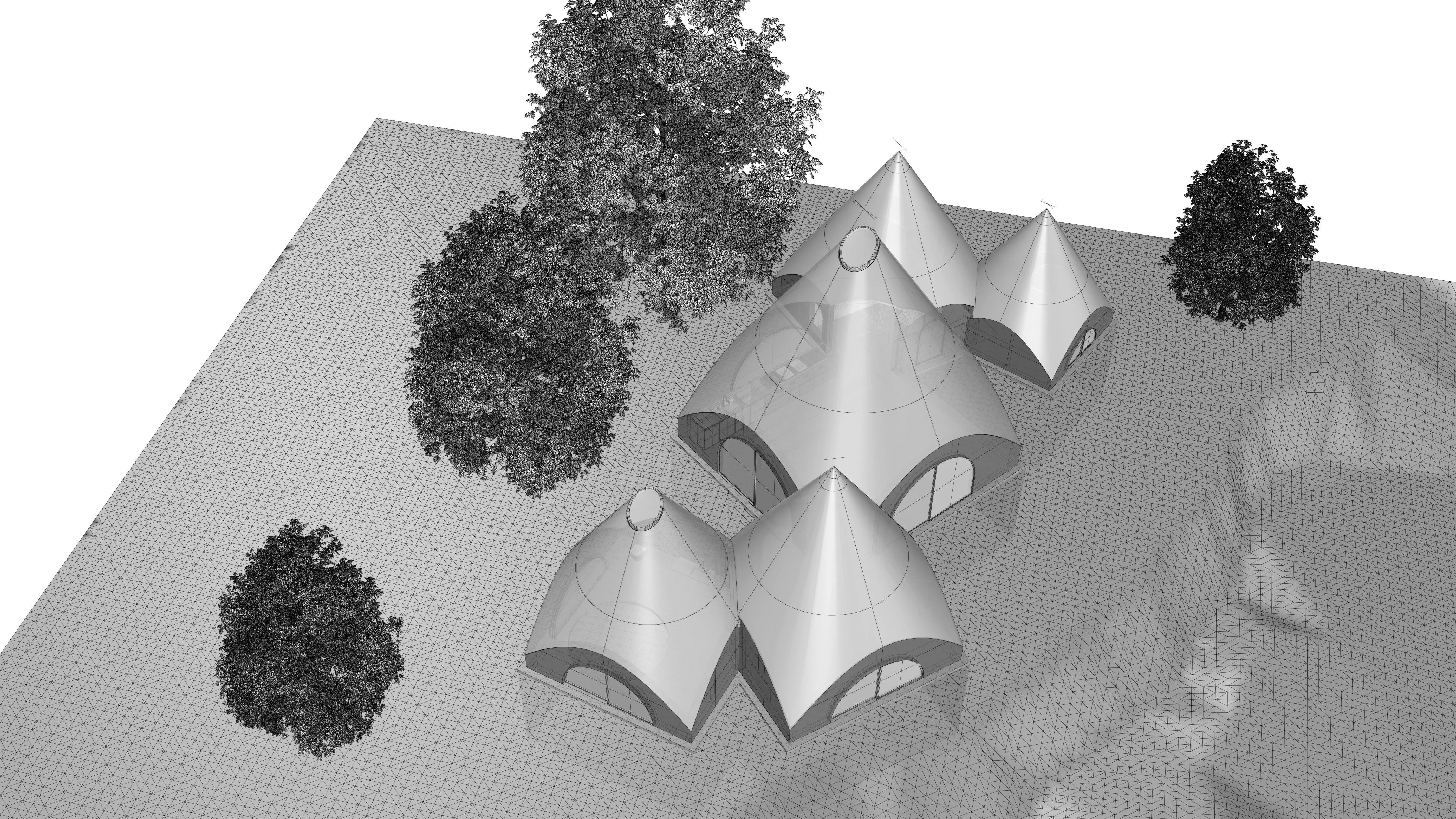 JIKKA HOUSE Issei Suma Rhino 3D Model 3D model_0