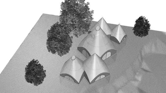 JIKKA HOUSE Issei Suma Rhino 3D Model 3D model