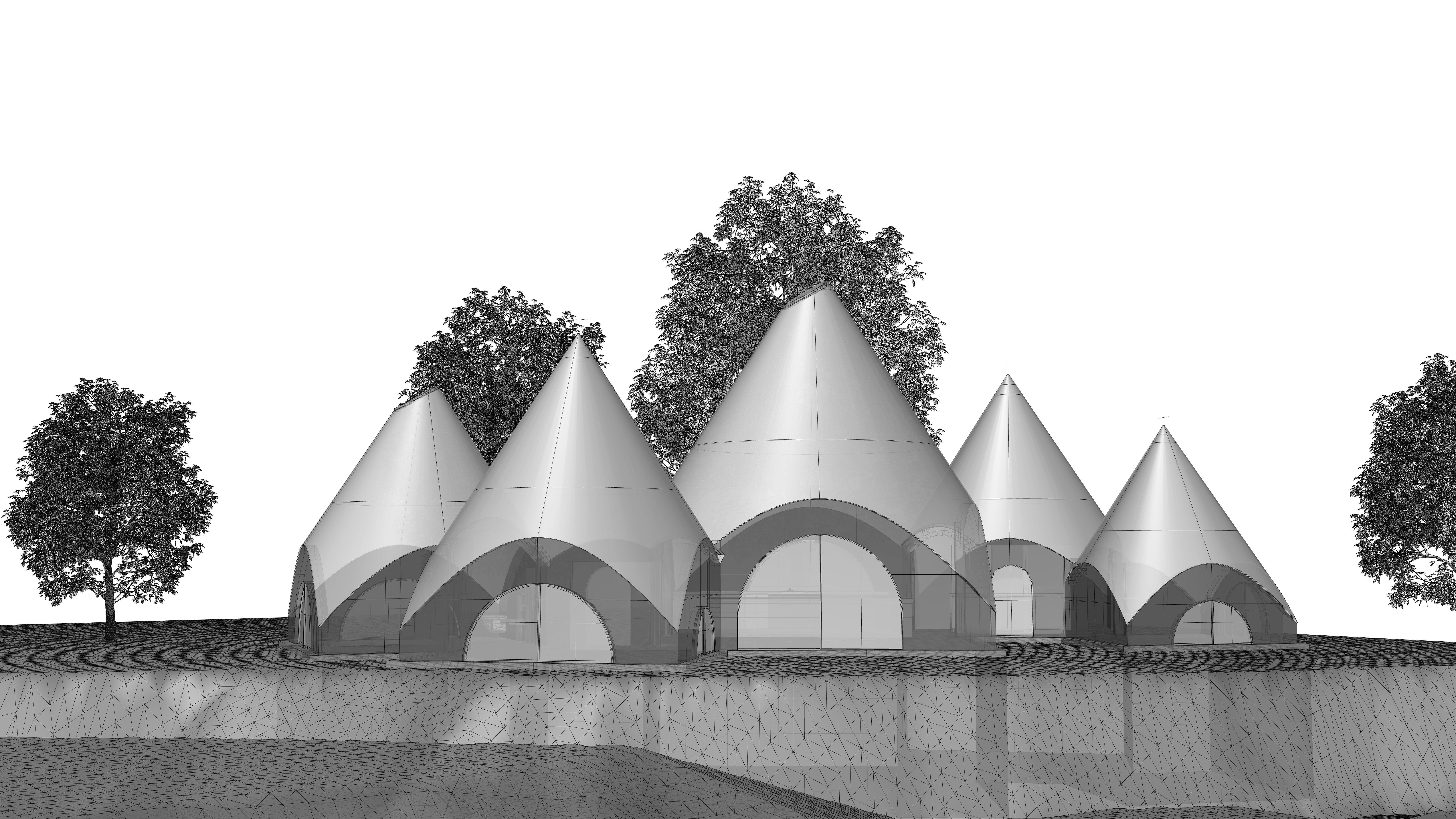 JIKKA HOUSE Issei Suma Rhino 3D Model 3D model_2